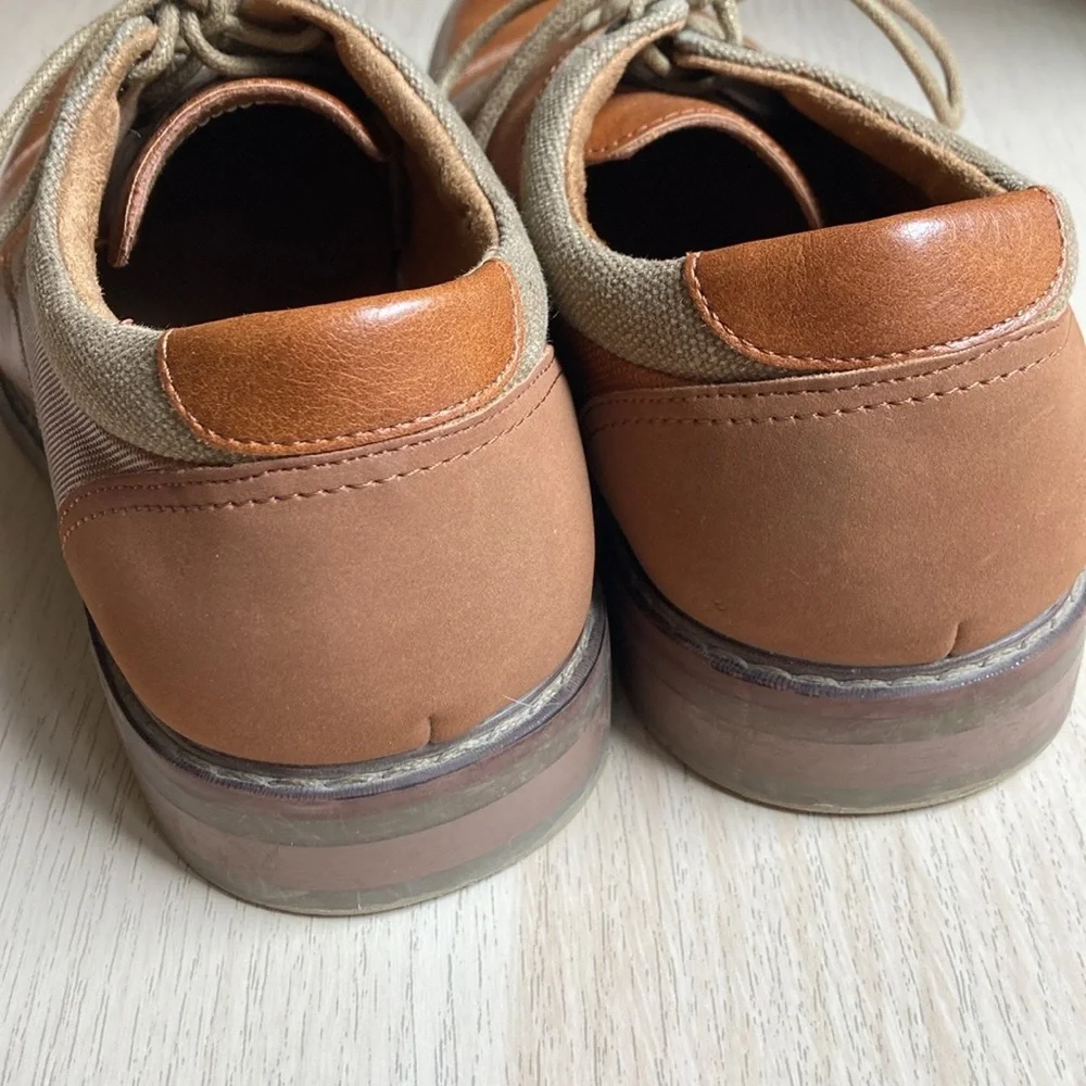 Boys' Freeman Kids Randy Dress Shoes in Tan Size 3 - Medium Lace Up Fall Wedding
